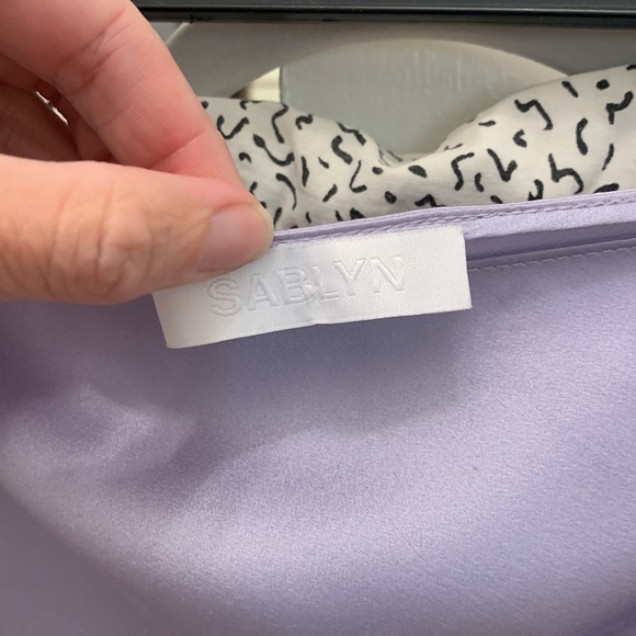 Sablyn Lilac Satin Miranda Skirt + Sweater Set - Picture 6 of 14